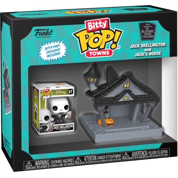 Product Funko Bitty Pop! Town The Nightmare Before Christmas  Jack Skellington and Jack' s House image