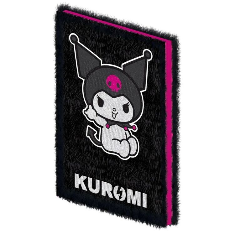 Product Σημειωματάριο Sanrio Kuromi Plush Notebook image