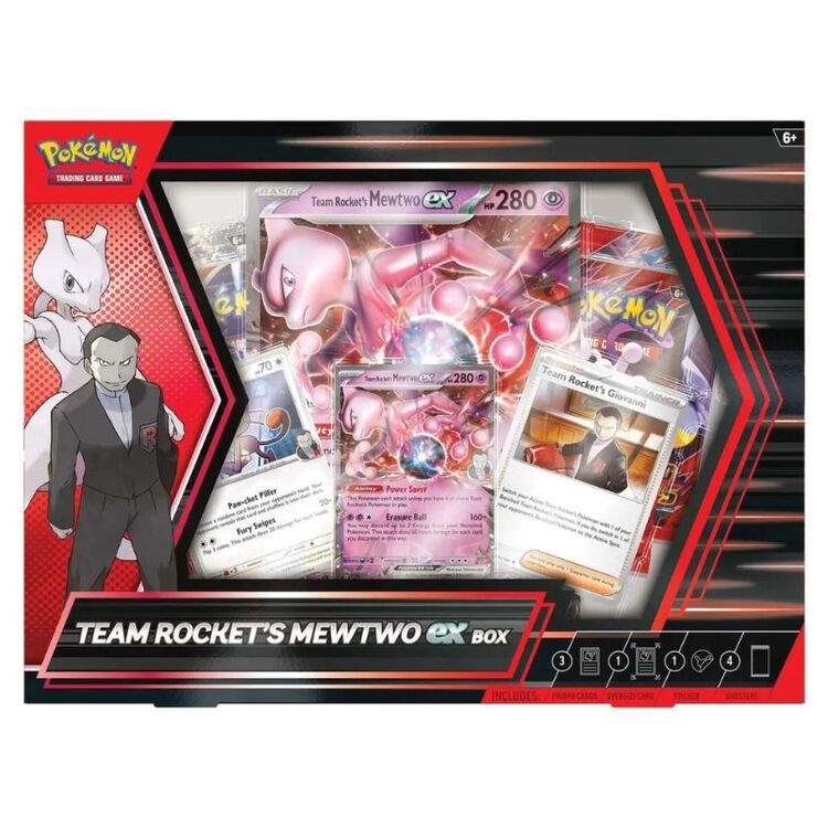 Product Pokemon TCG Team Rocket's Mewtwo ex Box image