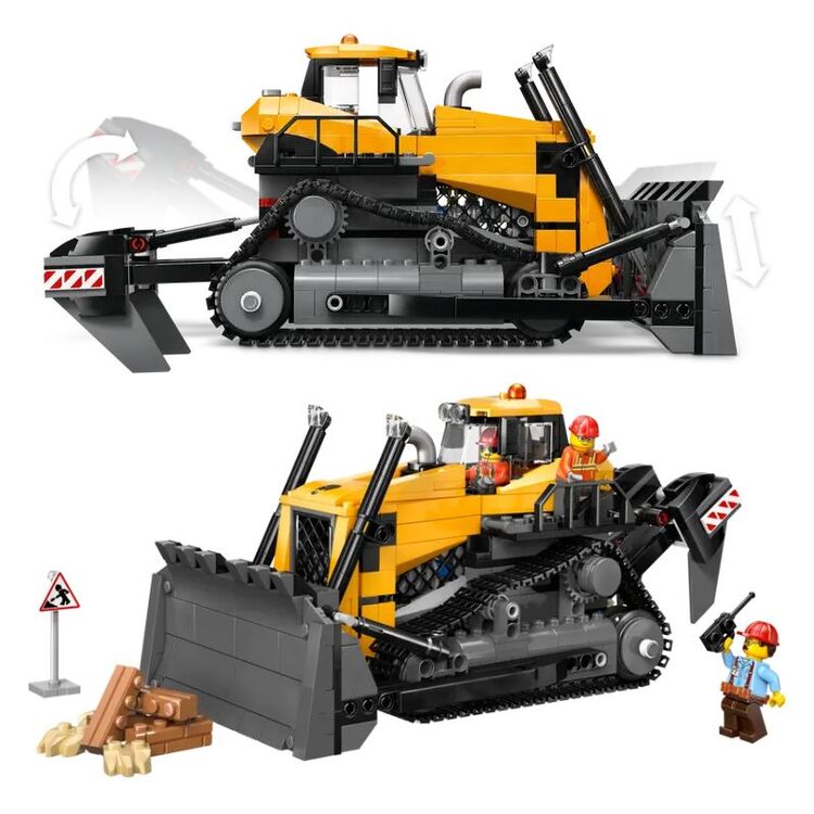 Product LEGO® City: Yellow Bulldozer (60466) image