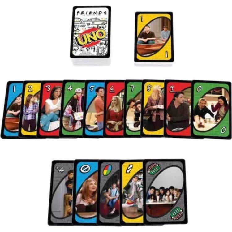 Product Uno Friends The Television Series Card Game image