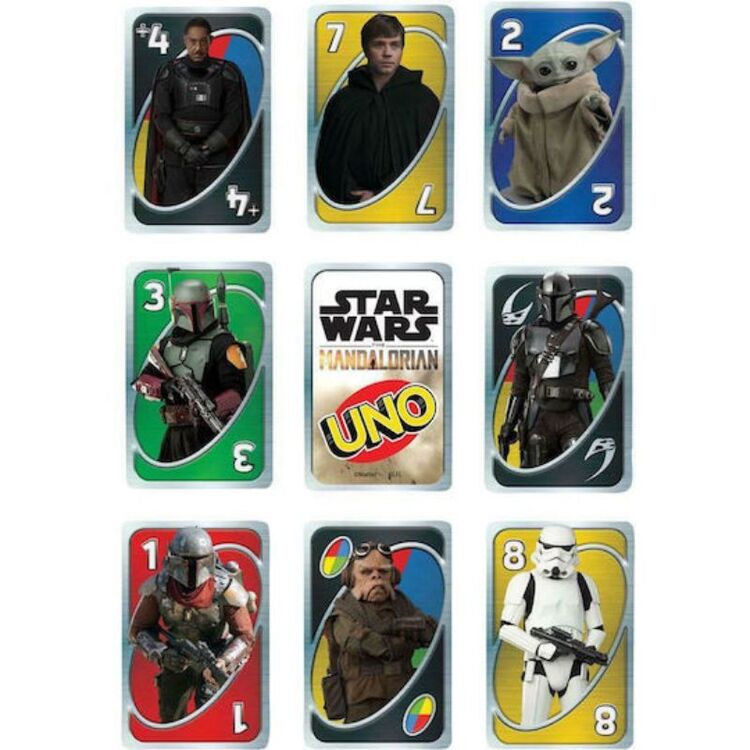 Product Star Wars Mandalorian Card Game UNO image