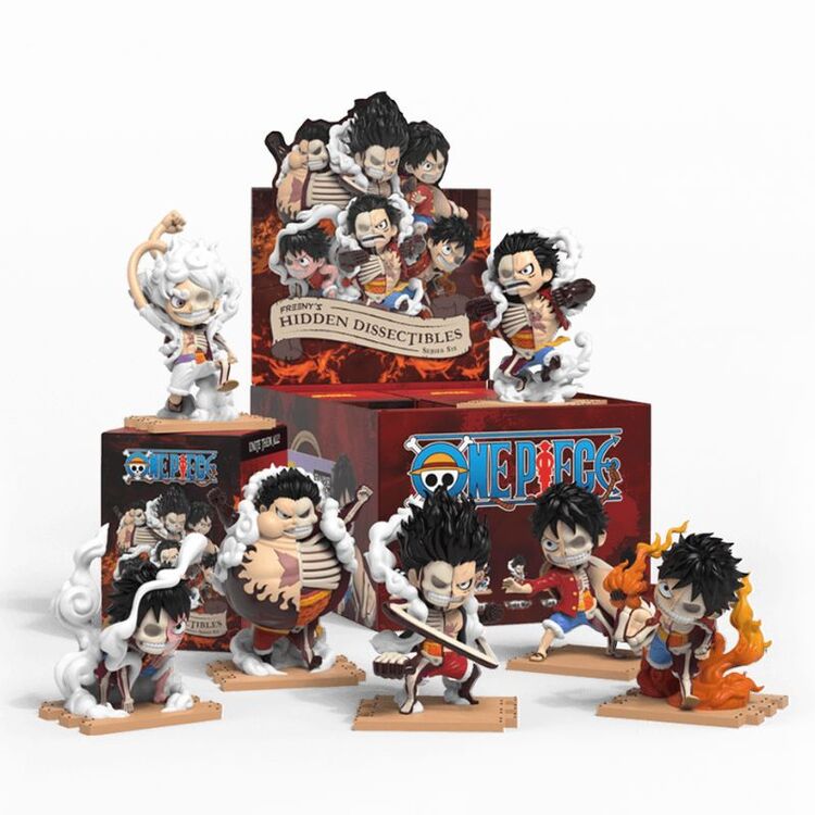 Product Mighty Jaxx One Piece Luffy Gears Freeny's Hidden Dissectibles 1pc Random Pick image
