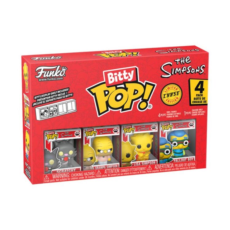 Product Φιγούρες Funko Bitty Pop! 4-Pack The Simpsons Scratchy, Grampa Simpson, Lisa Simpson, Fallout Boy image