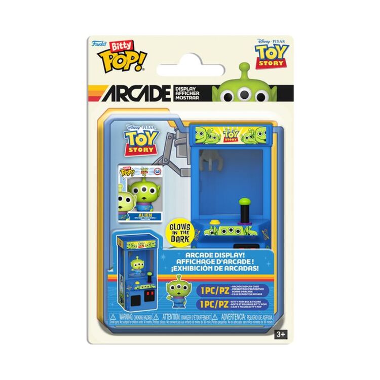 Product Φιγούρα Funko Bitty Pop! Arcade: Toy Story - Alien (Glows in The Dark) Display Case image