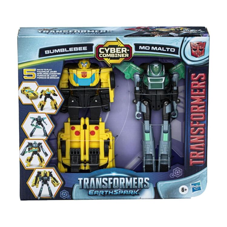 Product Hasbro Transformers Earthspark: Cyber-Combiner - Bumblebee  Mo Malto Action Figures (F8439) image