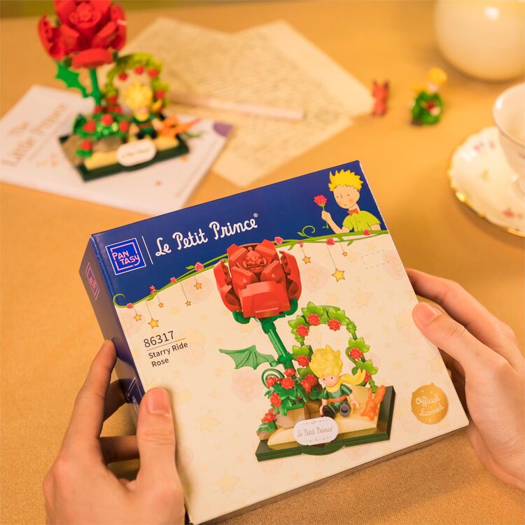 Product Pantasy The Little Prince Starry Ride Rose Building Block image