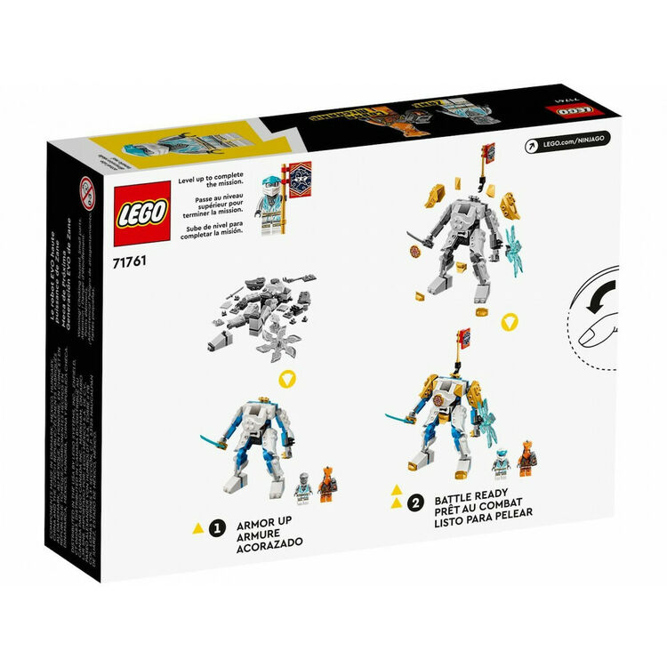 Product LEGO® NINJAGO®: Zane’s Power Up Mech EVO (71761) Along with an Easter Candle image