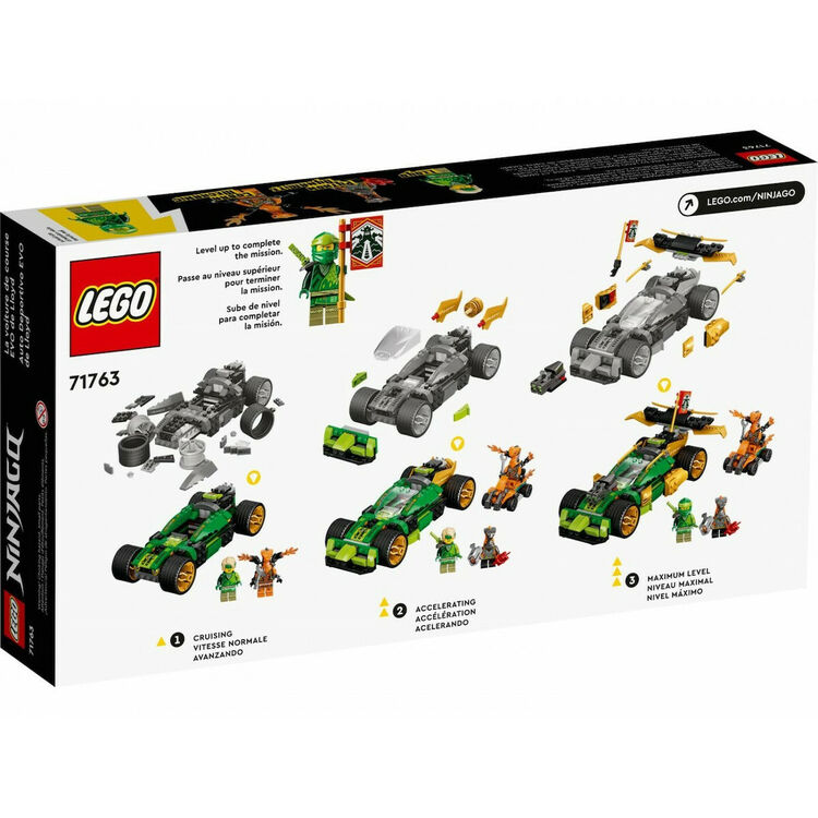 Product LEGO® NINJAGO®: EVO Αγωνιστικό Αυτοκίνητο του Λόιντ (71763) Μαζί με Πασχαλινή Λαμπάδα image