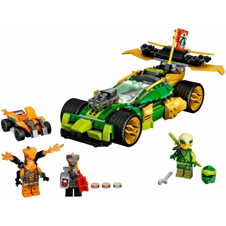Product LEGO® NINJAGO®: EVO Αγωνιστικό Αυτοκίνητο του Λόιντ (71763) Μαζί με Πασχαλινή Λαμπάδα image