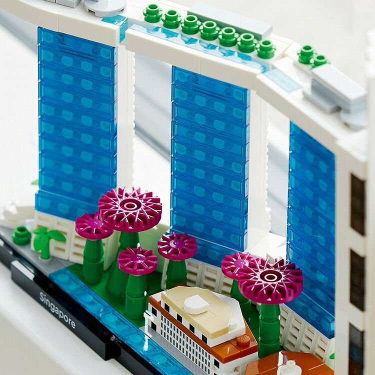 Product LEGO® Architecture: Σιγκαπούρη (21057) Μαζί με Πασχαλινή Λαμπάδα image