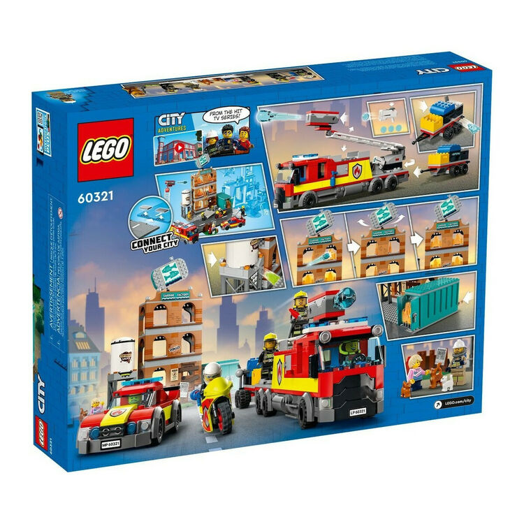 Product LEGO® City Fire: Πυροσβεστική Διάσωση & Αστυνομική Καταδίωξη (60319) image