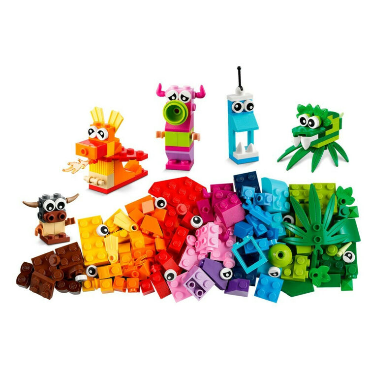 Product LEGO® Classic: Δημιουργικά Τέρατα (11017) Μαζί με Πασχαλινή Λαμπάδα image