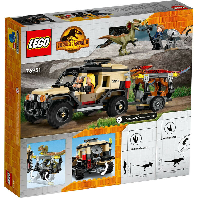 Product LEGO® Jurassic World: Pyroraptor & Dilophosaurus Transport (76951) image