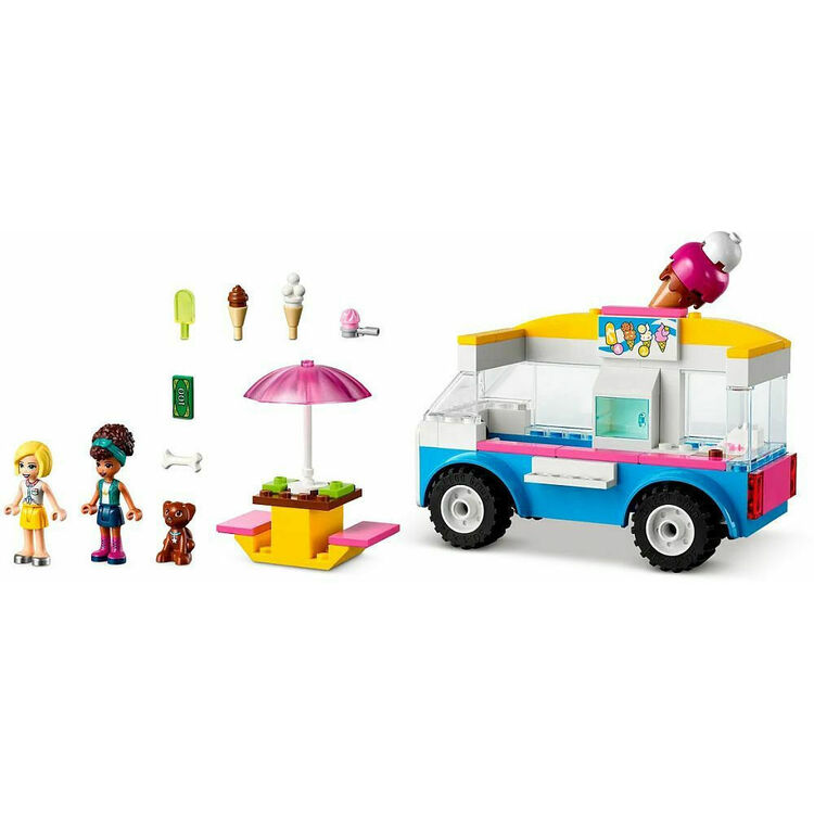 Product LEGO® Friends: Φορτηγάκι Παγωτών (41715) Μαζί με Πασχαλινή Λαμπάδα image