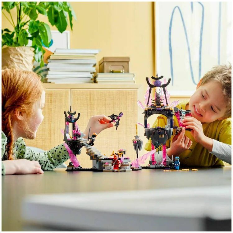 Product LEGO® NINJAGO®: The Crystal King Temple (71771) Along with an Easter Candle image