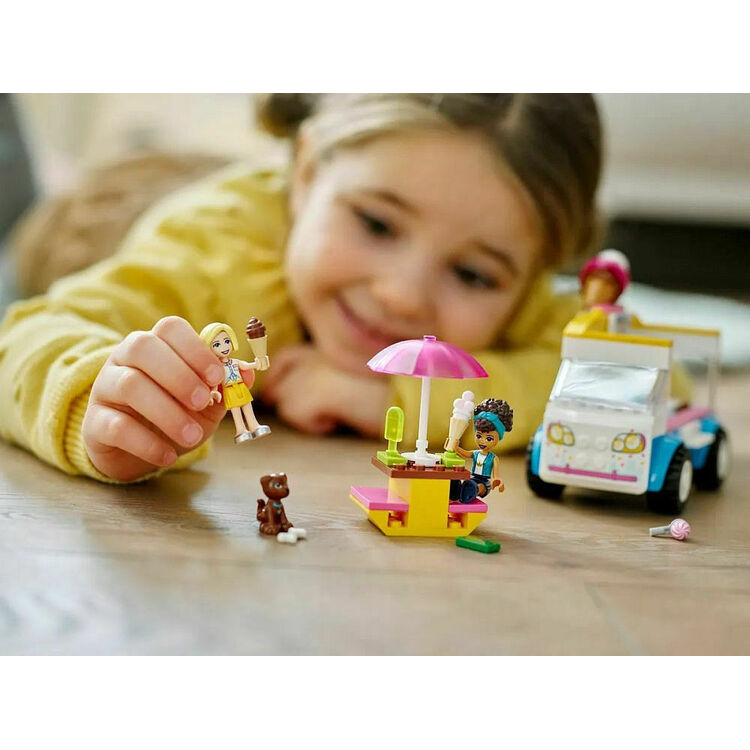 Product LEGO® Friends: Φορτηγάκι Παγωτών (41715) Μαζί με Πασχαλινή Λαμπάδα image