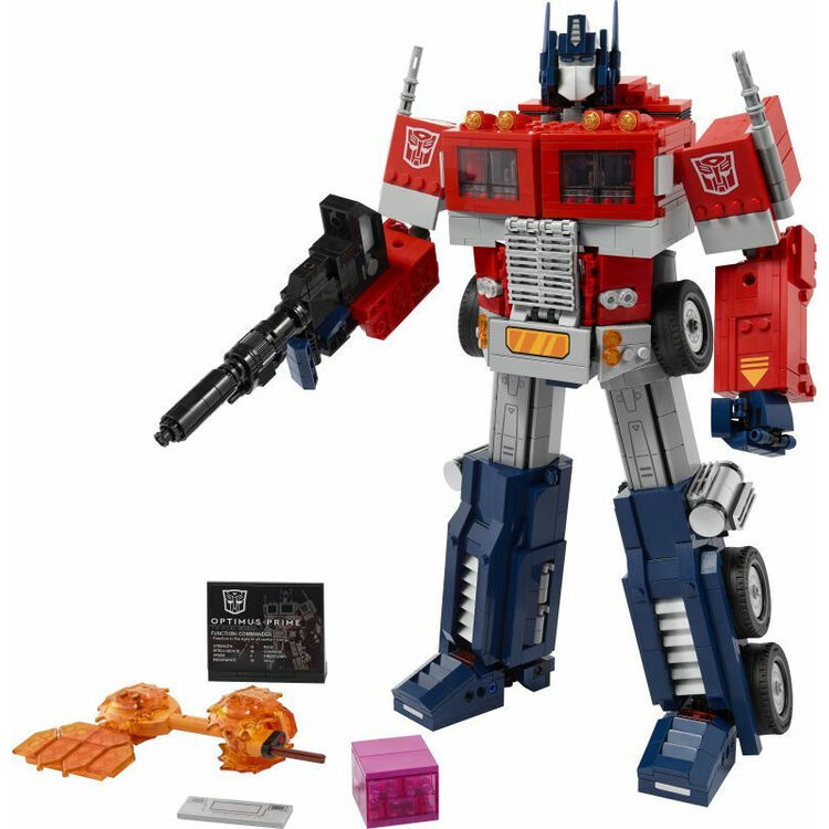 Product LEGO® Transformers: Optimus Prime (10302) Along with an Easter Candle image