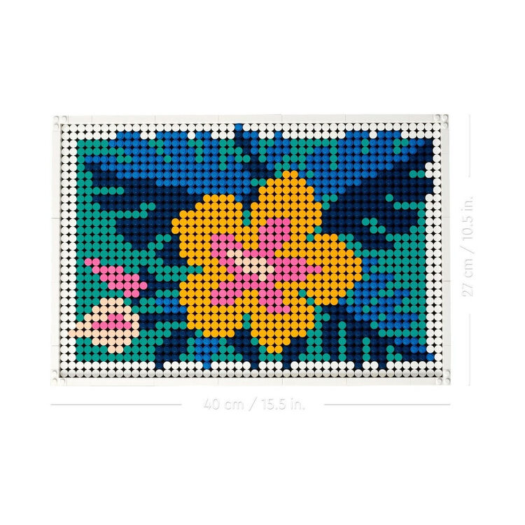 Product LEGO® Art: Floral (31207) Along with an Easter Candle image