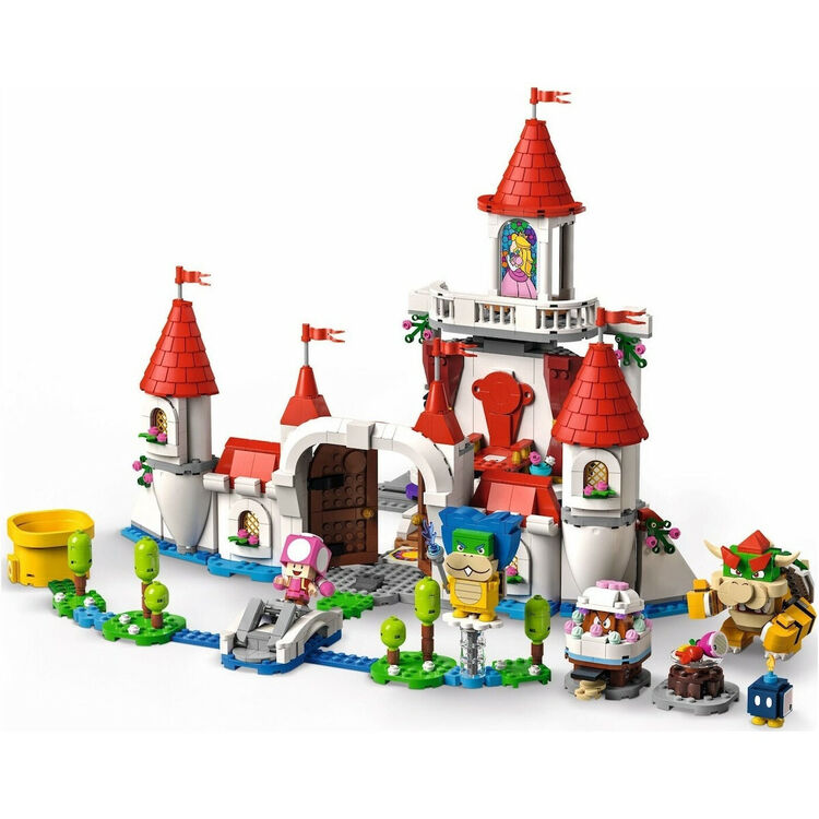 Product LEGO® Nintendo Super Mario™: Πίστα Επέκτασης Peach’s Castle (71408) Μαζί με Πασχαλινή Λαμπάδα image