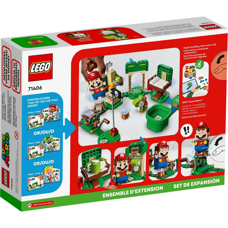 Product LEGO® Nintendo Super Mario™: Πίστα Επέκτασης Σπίτι Δώρου του Yoshi (Expansion Set) (71406) image