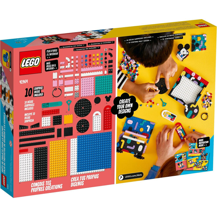 Product LEGO® DOTS: Disney Mickey Mouse Minnie Mouse Back-To-School Project Box (41964) image