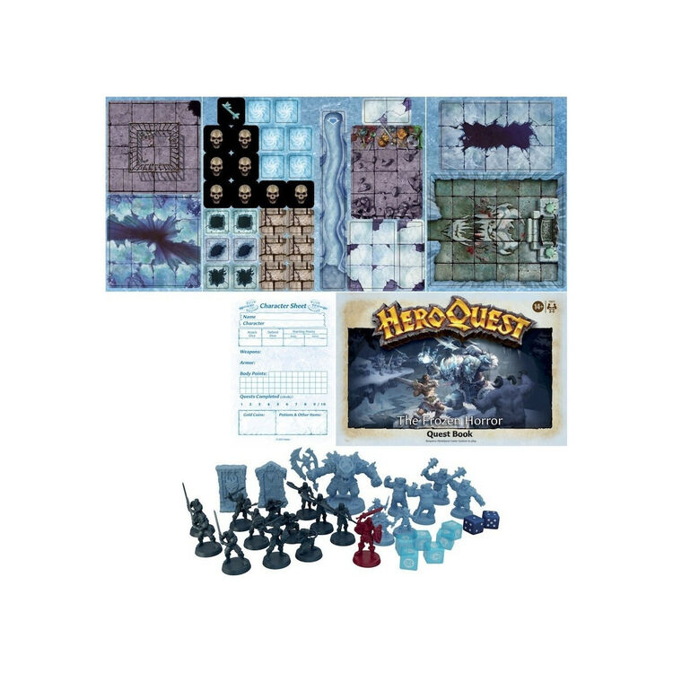 Product Επιτραπέζιο Παιχνίδι Hasbro Avalon Hill HeroQuest: The Frozen Horror Quest Pack (Expansion) (English Language) (F5815UU0) image