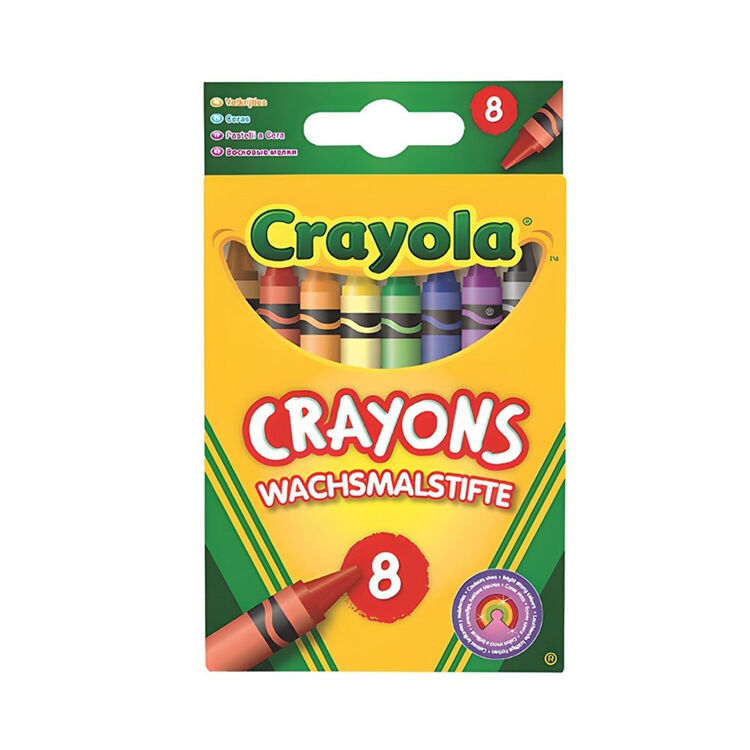 Product 52-3008 Crayola 8 Πολύχρωμες Κηρομπογιές image