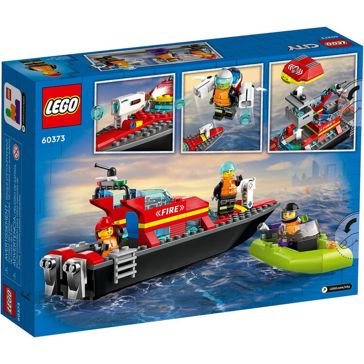 Product LEGO® City: Fire Rescue Boat (60373) image