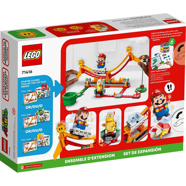Product LEGO® Super Mario™: Lava Wave Ride Expansion Set (71416) image