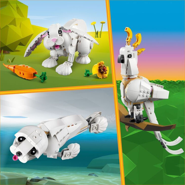 Product LEGO® Creator: 3σε1 Λευκό Κουνέλι (31133) image