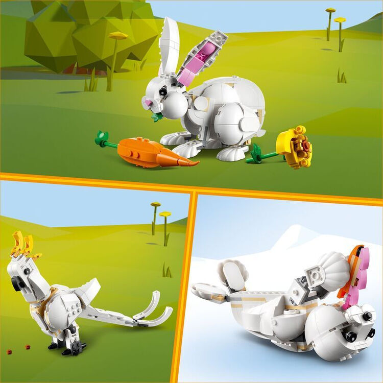 Product LEGO® Creator: 3σε1 Λευκό Κουνέλι (31133) image
