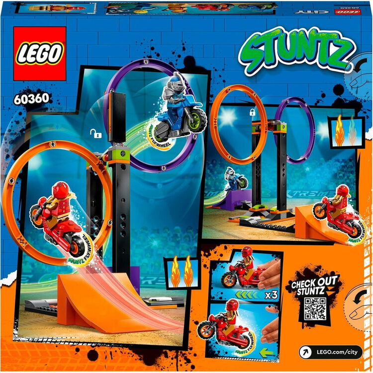 Product LEGO® City: Ακροβατική Περιστροφική Δοκιμασία (60360) Μαζί με Πασχαλινή Λαμπάδα image