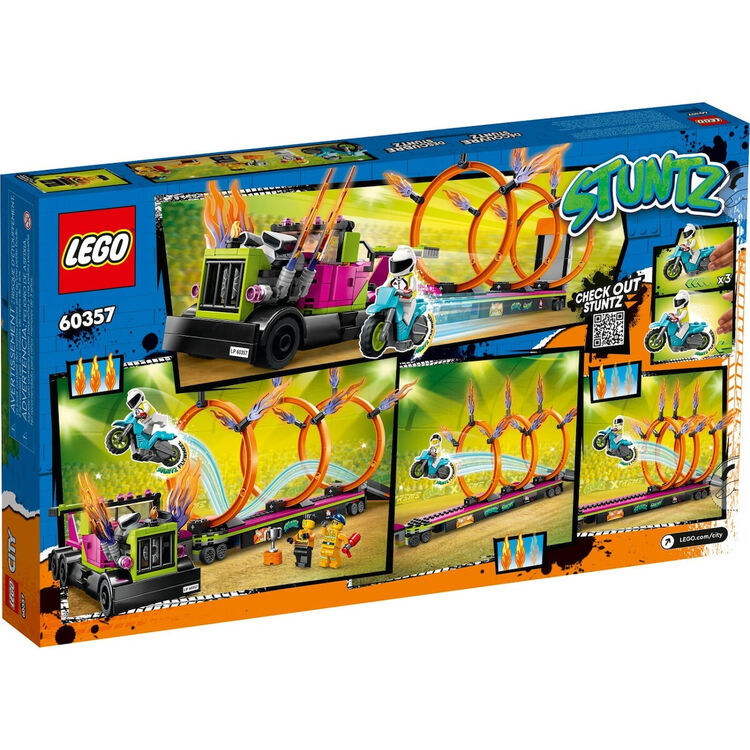 Product LEGO® City: Stunt Truck & Ring of Fire Challenge (60357) image