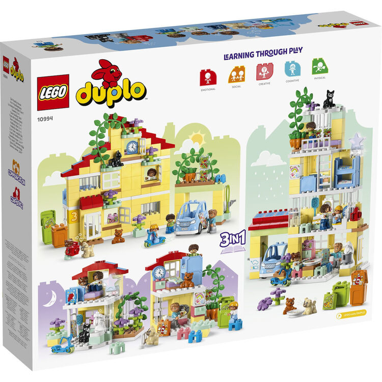Product LEGO® DUPLO® Town: 3σε1 Το Σπίτι της Οικογένειας (10994) image