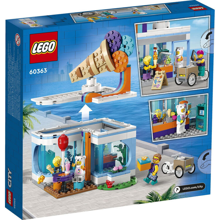 Product LEGO® City: Κατάστημα Παγωτών (60363) Μαζί με Πασχαλινή Λαμπάδα image