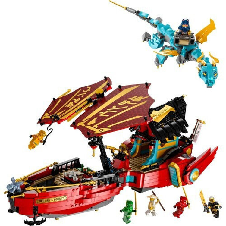 Product LEGO® NINJAGO®: Destiny’s Bounty – race against time (71797) Along with an Easter Candle image