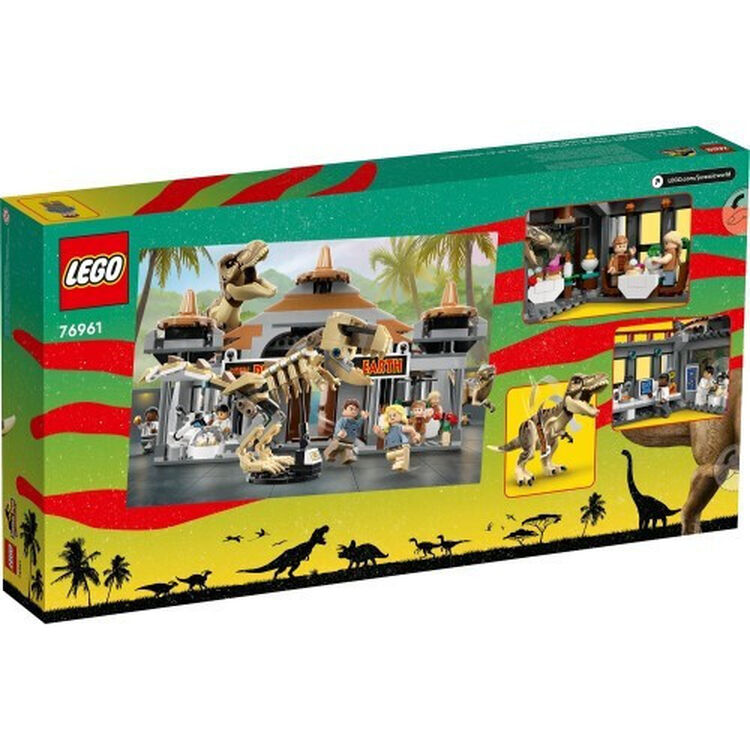 Product LEGO® Jurassic World: Jurassic Park  Visitor Center: T. rex & Raptor Attack (76961) Along with an Easter Candle image