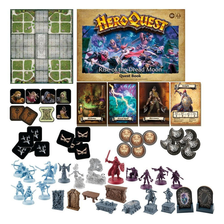 Product Επέκταση Παιχνιδιού Hasbro Avalon Hill Hero Quest: Rise of the Dread Moon Quest Pack (Expansion) (English Language) (F6646UU0) image
