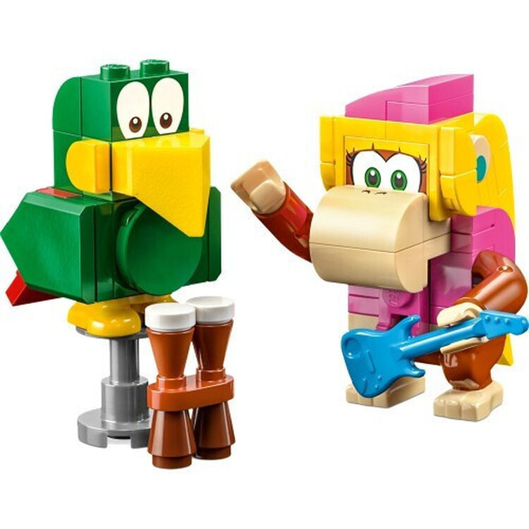 Product LEGO® Super Mario™: Πίστα Επέκτασης Μουσικός Αυτοσχεδιασμός της Dixie Kong στη Ζούγκλα (71421) image