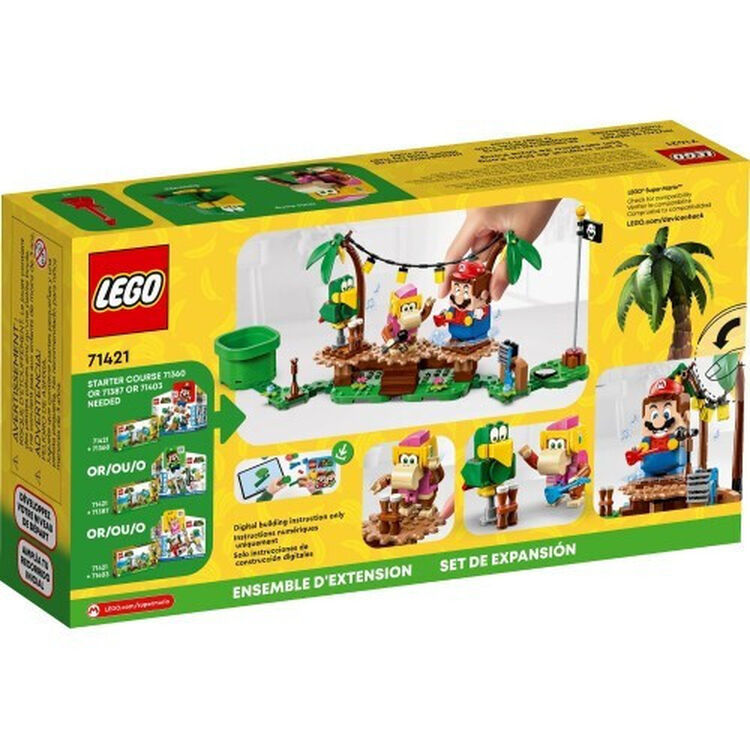 Product LEGO® Super Mario™: Πίστα Επέκτασης Μουσικός Αυτοσχεδιασμός της Dixie Kong στη Ζούγκλα (71421) image
