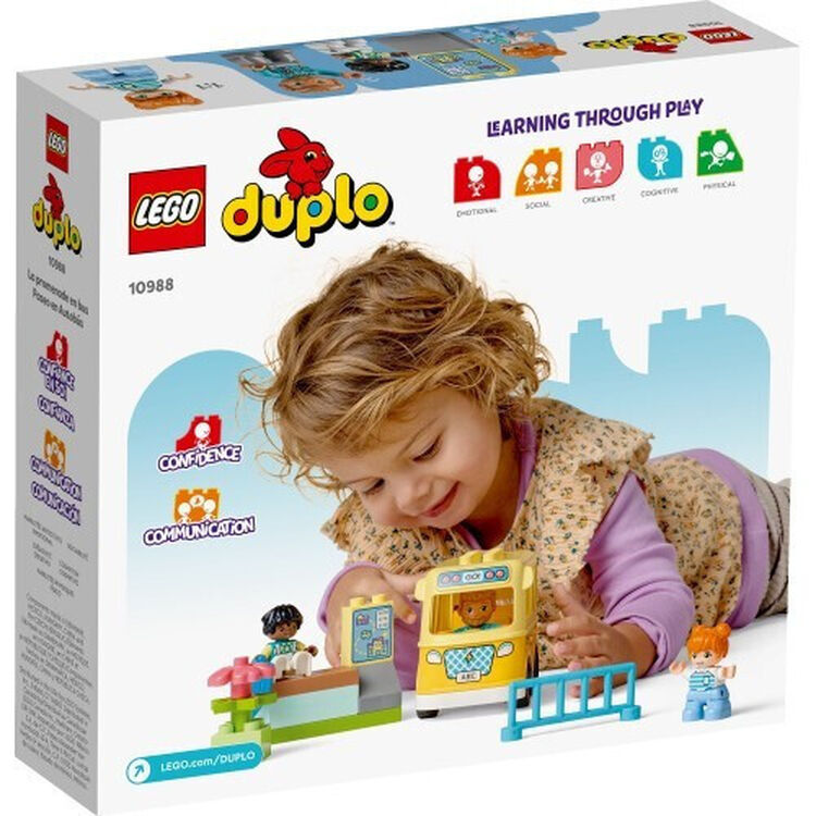 Product LEGO® DUPLO®: Town The Bus Ride (10988) Along with an Easter Candle image