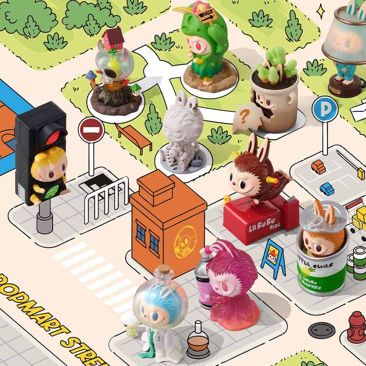 Product Φιγούρα POP MART The Monsters Almost Hidden Series Figures Blind Box  (1pc) 1τμχ Τυχαία Επιλογή image
