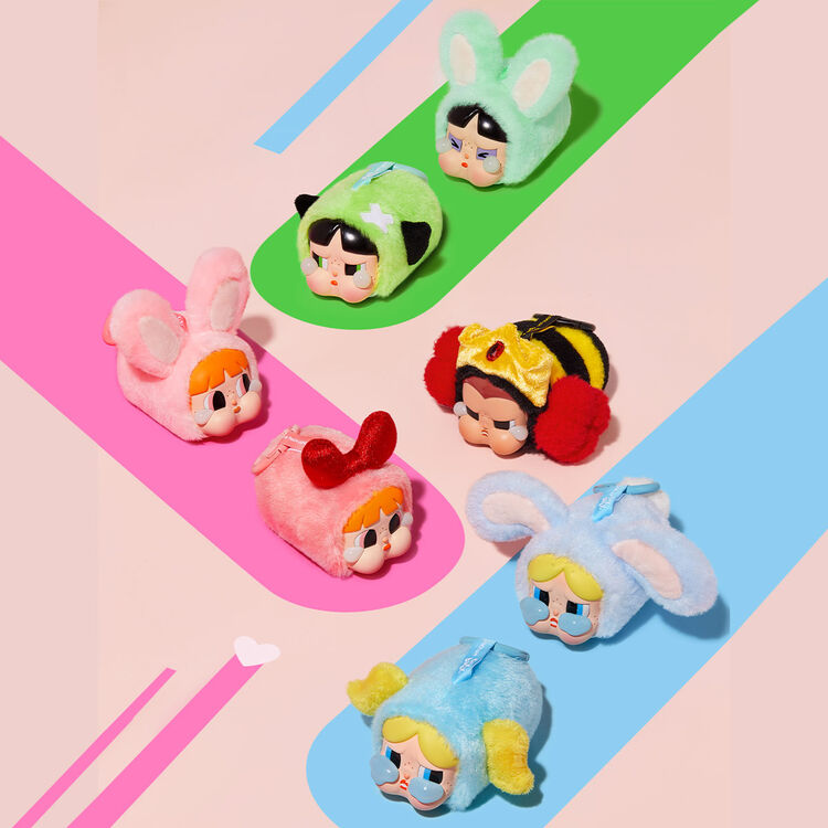 Product Λούτρινο POP MART CRYBABY X Powerpuff Girls Series Vinyl Face Plush (Blind Box 1pc) 1τμχ Τυχαία Επιλογή image