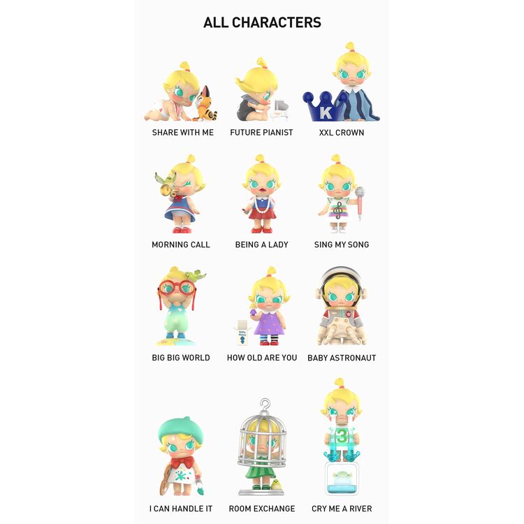 Product Φιγούρα POP MART Baby Molly When I was Three Series (Blind Box 1pc) 1τμχ Τυχαία Επιλογή image