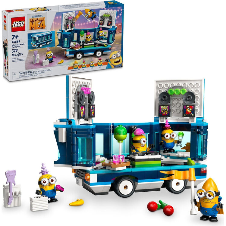 Product LEGO® Despicable Me 4: Μουσικό Λεωφορείο για Πάρτι των Μίνιονς (75581) image