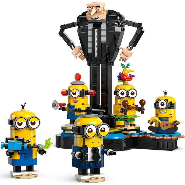 Product LEGO® Despicable Me 4: Γκρου και Μίνιονς από Τουβλάκια (75582) image