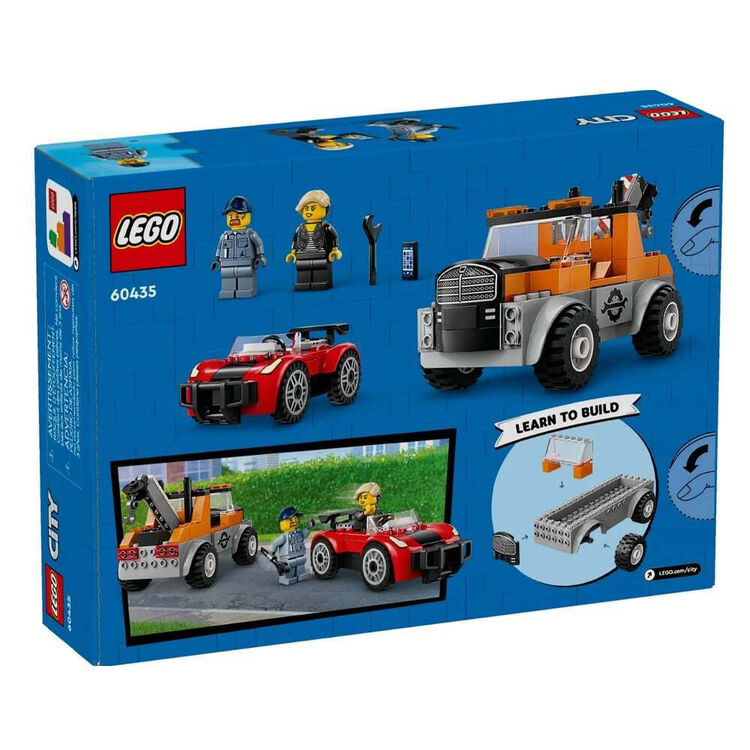 Product LEGO® City Great Vehicles: Ρυμουλκό Φορτηγό και Επισκευή Σπορ Αυτοκινήτου (60435) image