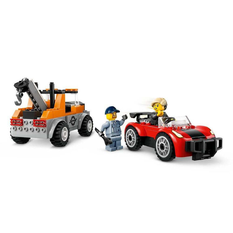 Product LEGO® City Great Vehicles: Ρυμουλκό Φορτηγό και Επισκευή Σπορ Αυτοκινήτου (60435) image