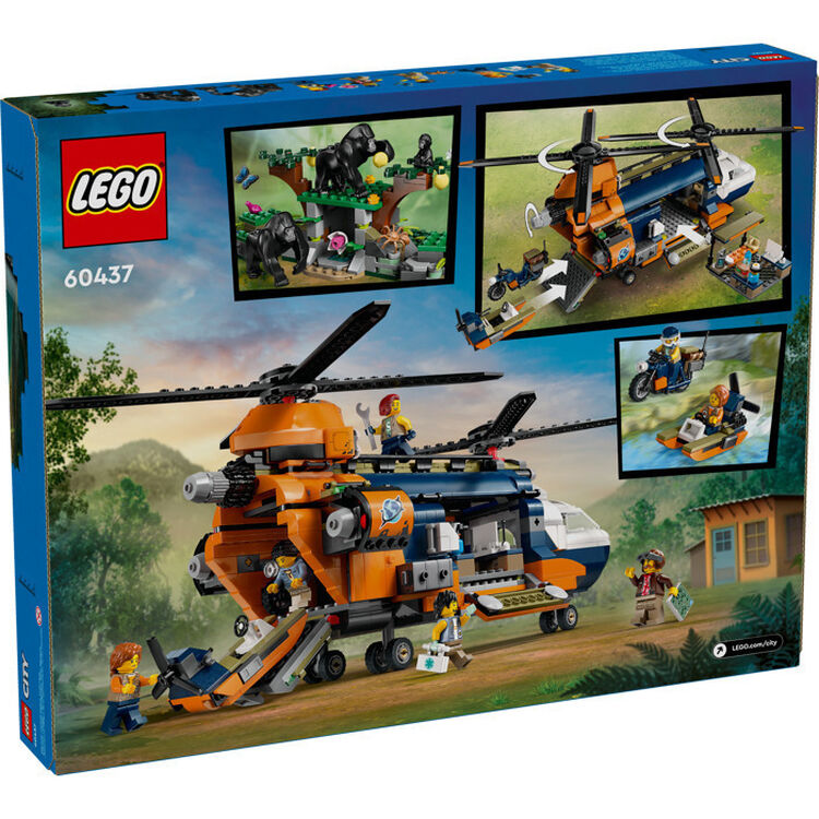 Product LEGO® City Exploration: Jungle Explorer Helicopter at Base Camp (60437) image